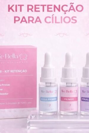 MINI KIT RETENÇÃO PARA EXTENÇÃO DE CÍLIOS- WE BELLA